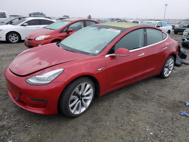  TESLA MODEL 3 2018 Красный