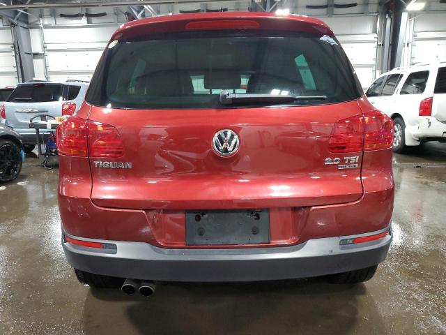  VOLKSWAGEN TIGUAN 2013 Czerwony