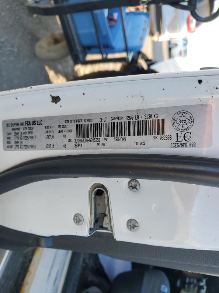 2017 Ram 1500 St VIN: 3C6RR7KT6HG705350 Lot: 83458604