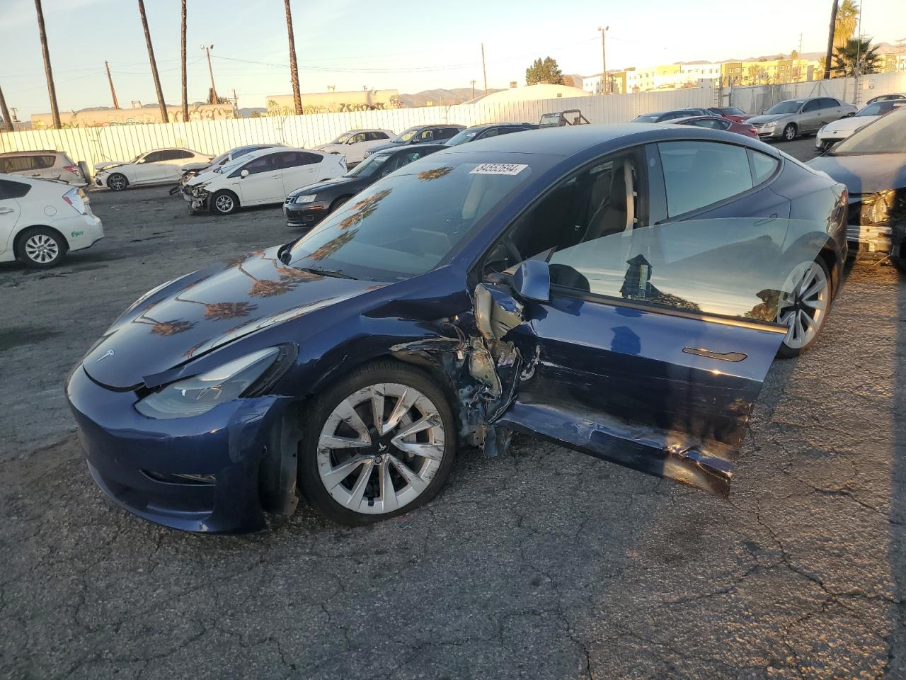 VIN 5YJ3E1EA5PF449448 2023 TESLA MODEL 3 no.1