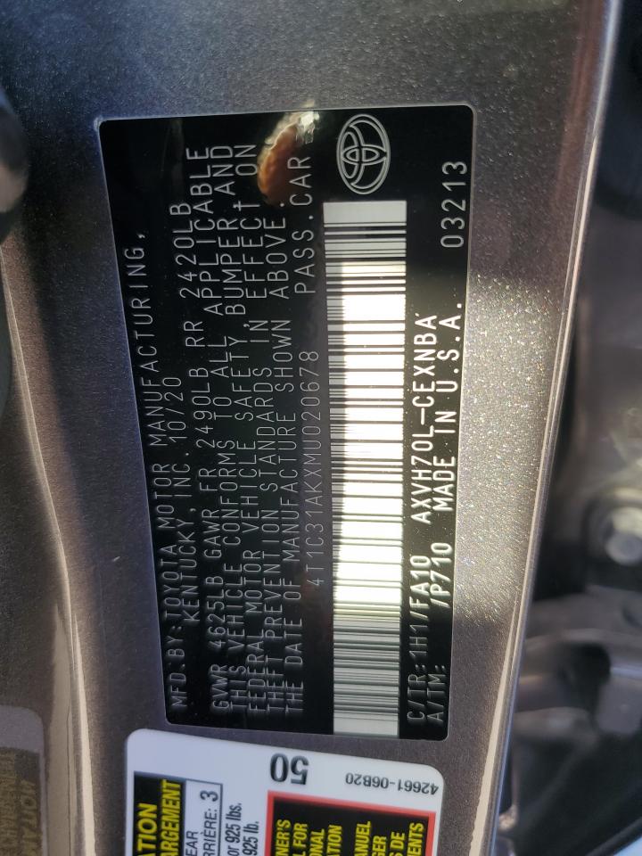 2021 Toyota Camry - Image 13
