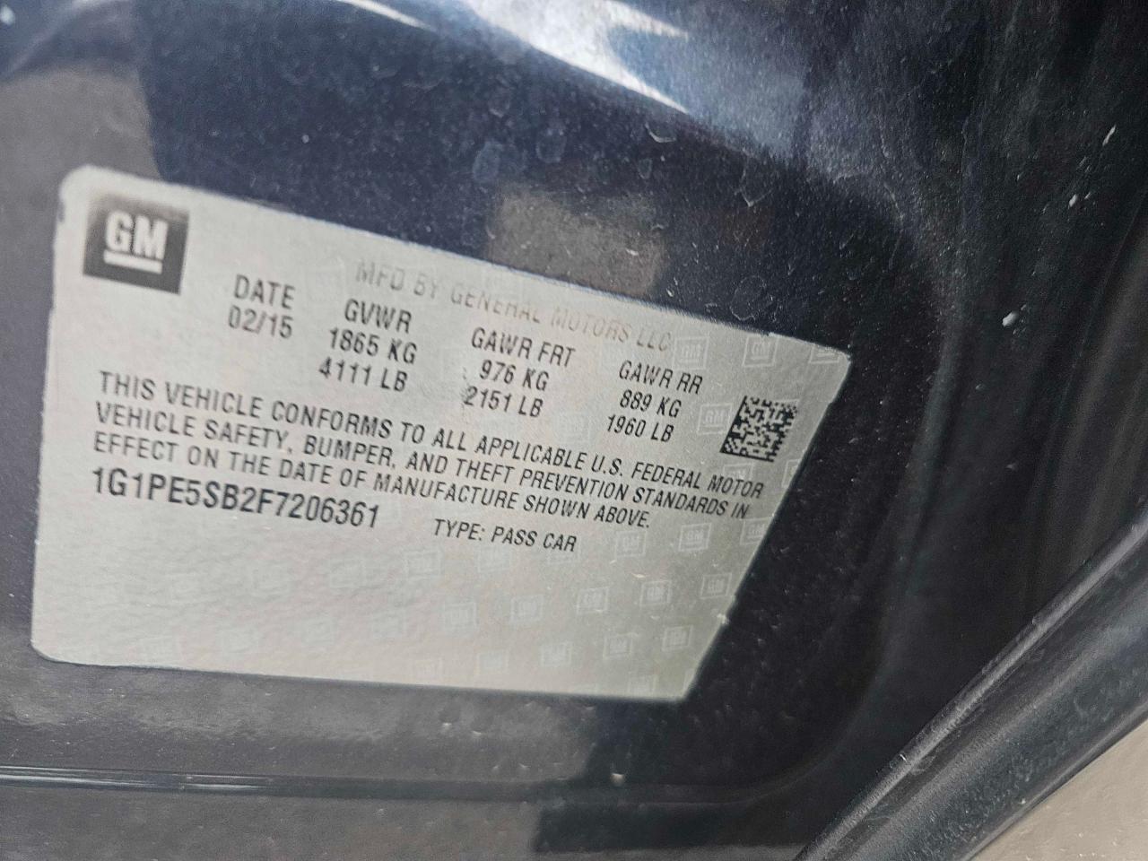 2015 Chevrolet Cruze - Image 10