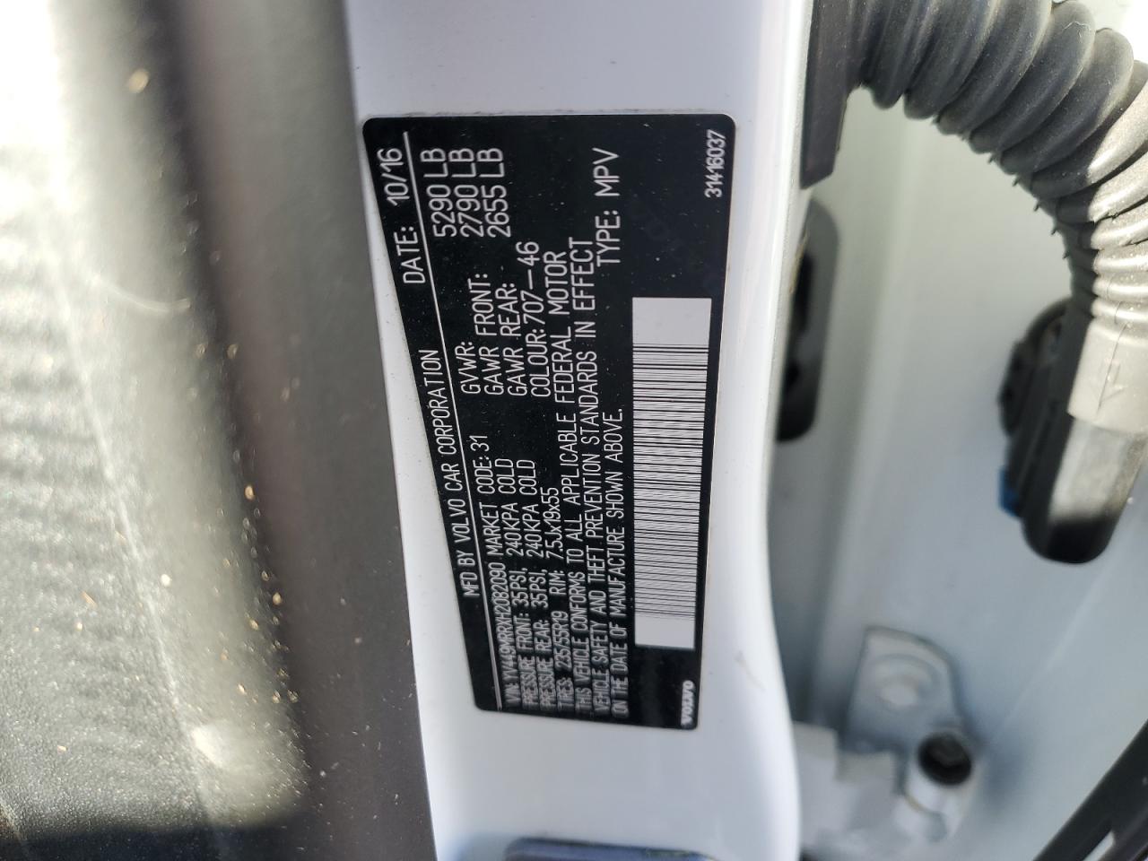 2017 Volvo Xc60 T6 Dynamic VIN: YV449MRRXH2082090 Lot: 85772234