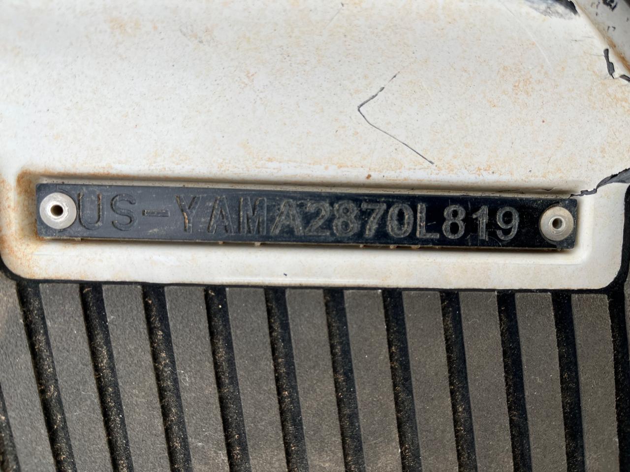 2019 Other Other VIN: YAMA2870L819 Lot: 86777264