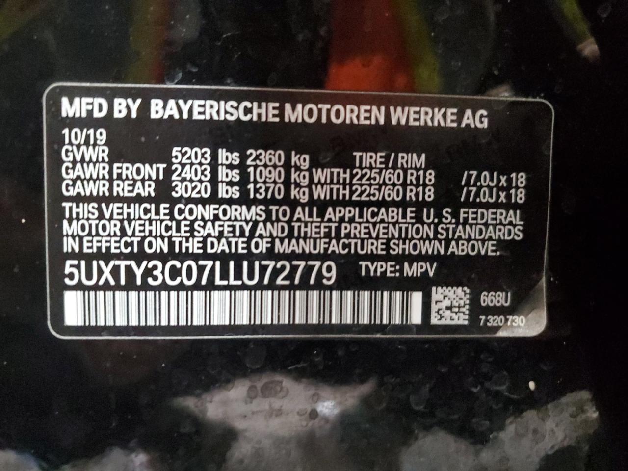 2020 BMW X3 - Image 12