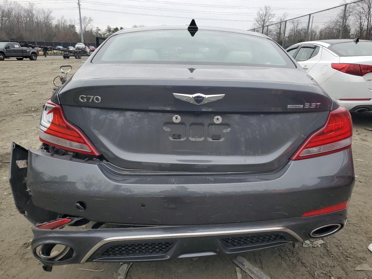 2020 Genesis G70 Elite VIN: KMTG74LE6LU050831 Lot: 86906644