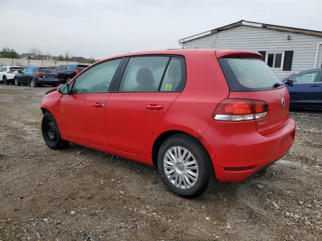  VOLKSWAGEN GOLF 2014 Czerwony