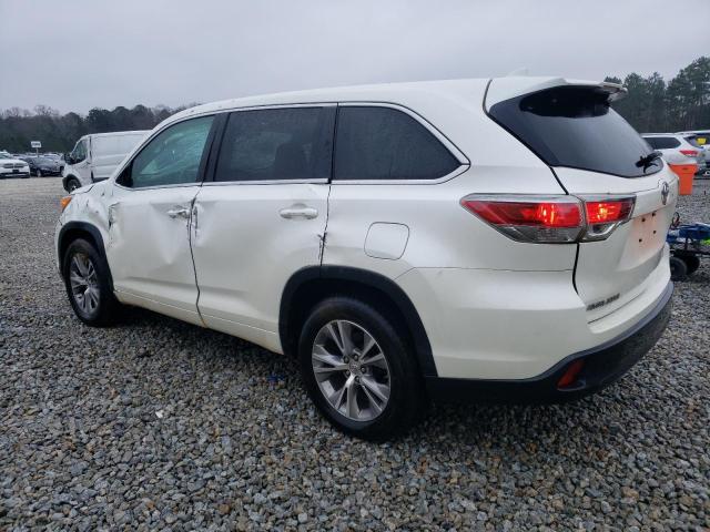  TOYOTA HIGHLANDER 2014 Белый