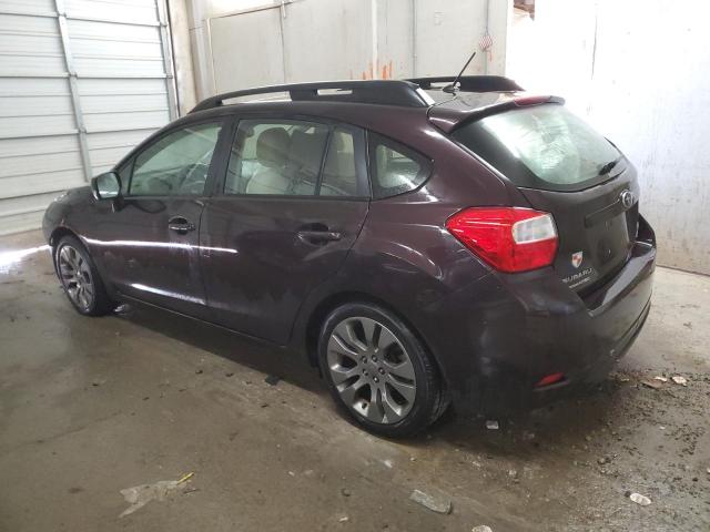  SUBARU IMPREZA 2013 Бургунді