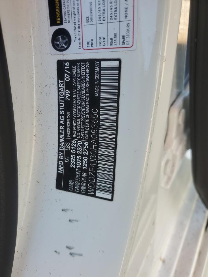WDDZF4JB0HA083650 2017 MERCEDES-BENZ E CLASS - Image 13
