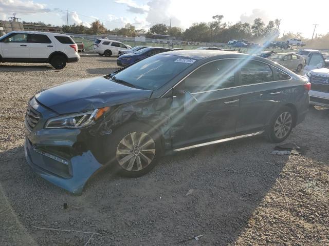  HYUNDAI SONATA 2015 Blue