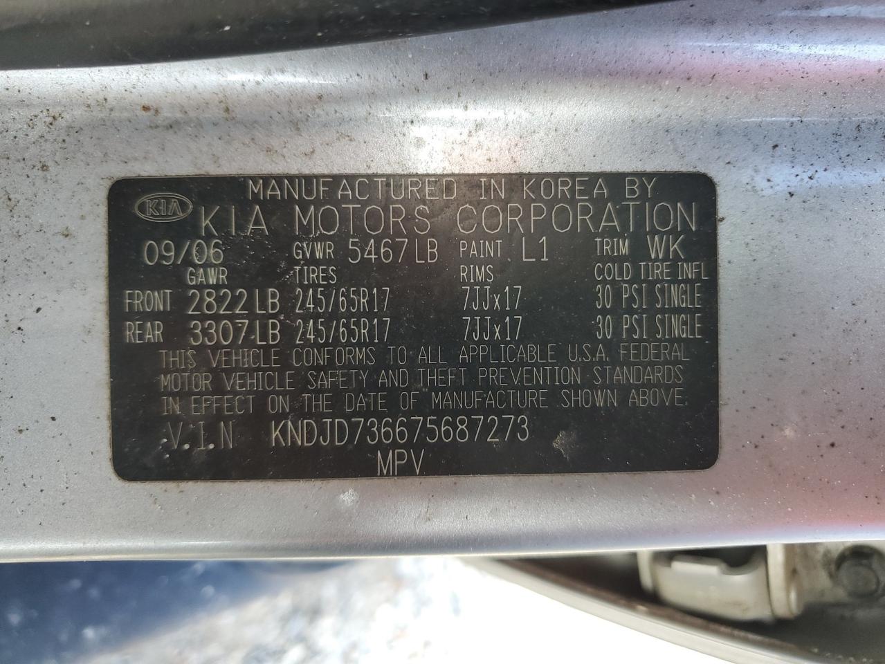 2007 Kia Sorento - Image 13