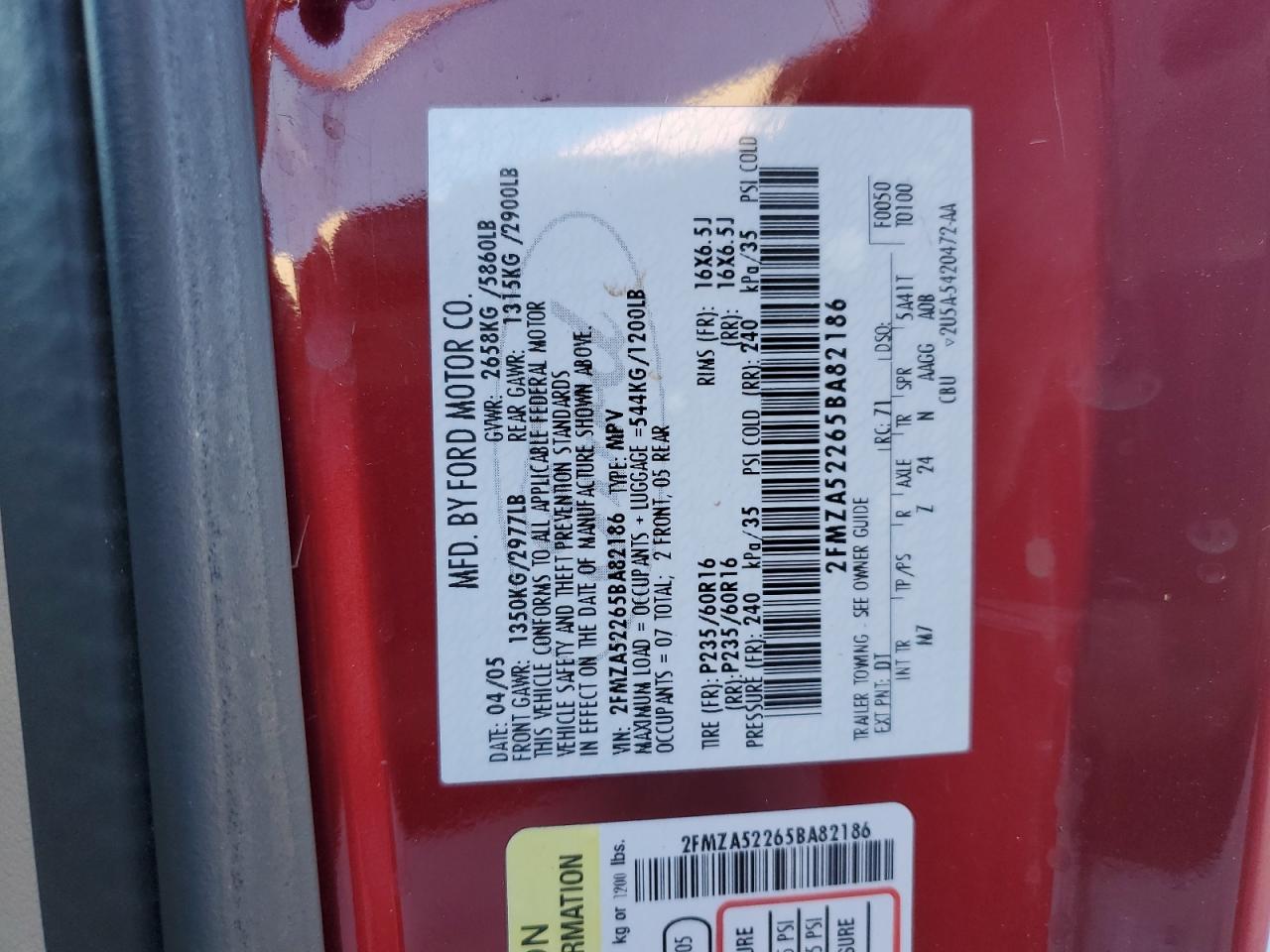 2005 Ford Freestar - Image 16