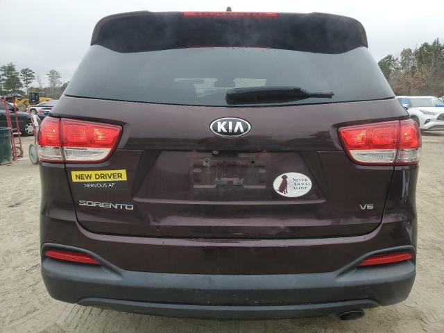  KIA SORENTO 2016 Burgundy