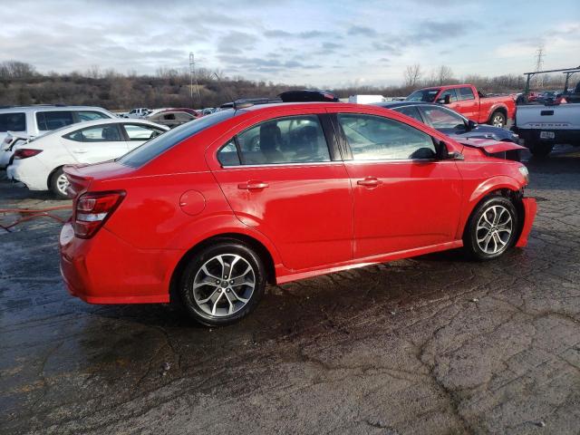  CHEVROLET SONIC 2018 Red