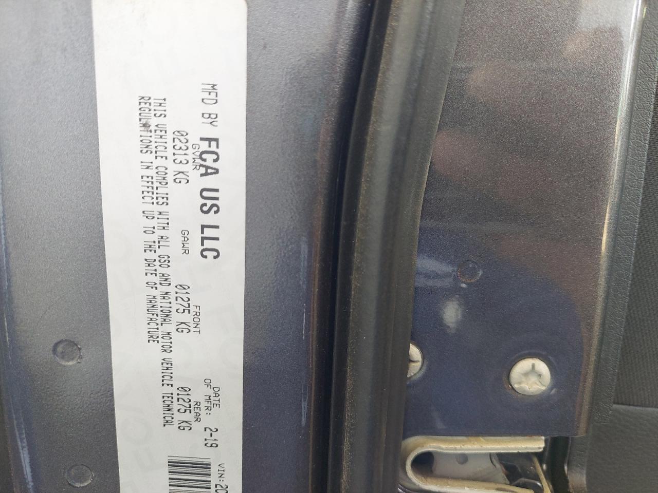 2C3CDXBG0KH612979 - 2019 DODGE CHARGER - #86038834