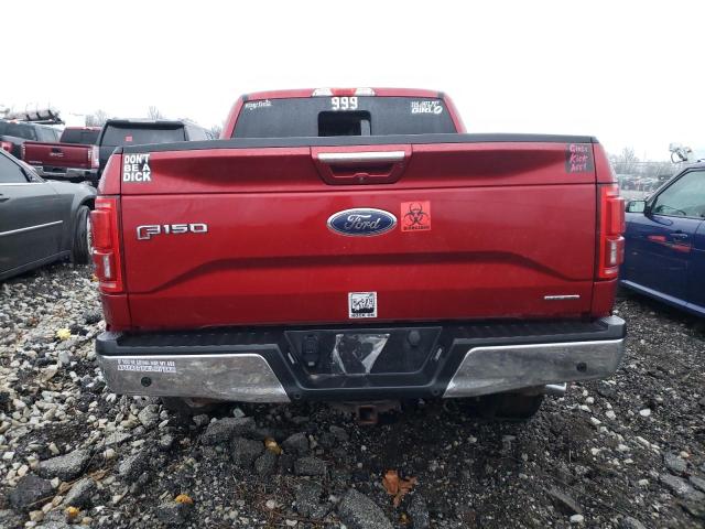  FORD F-150 2015 Czerwony