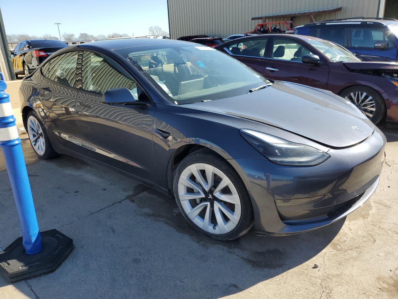 VIN 5YJ3E1EA9NF286428 2022 TESLA MODEL 3 no.4