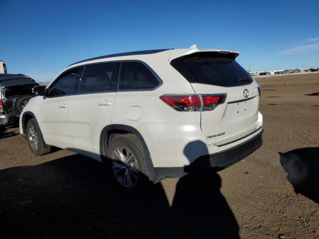  TOYOTA HIGHLANDER 2015 Белый