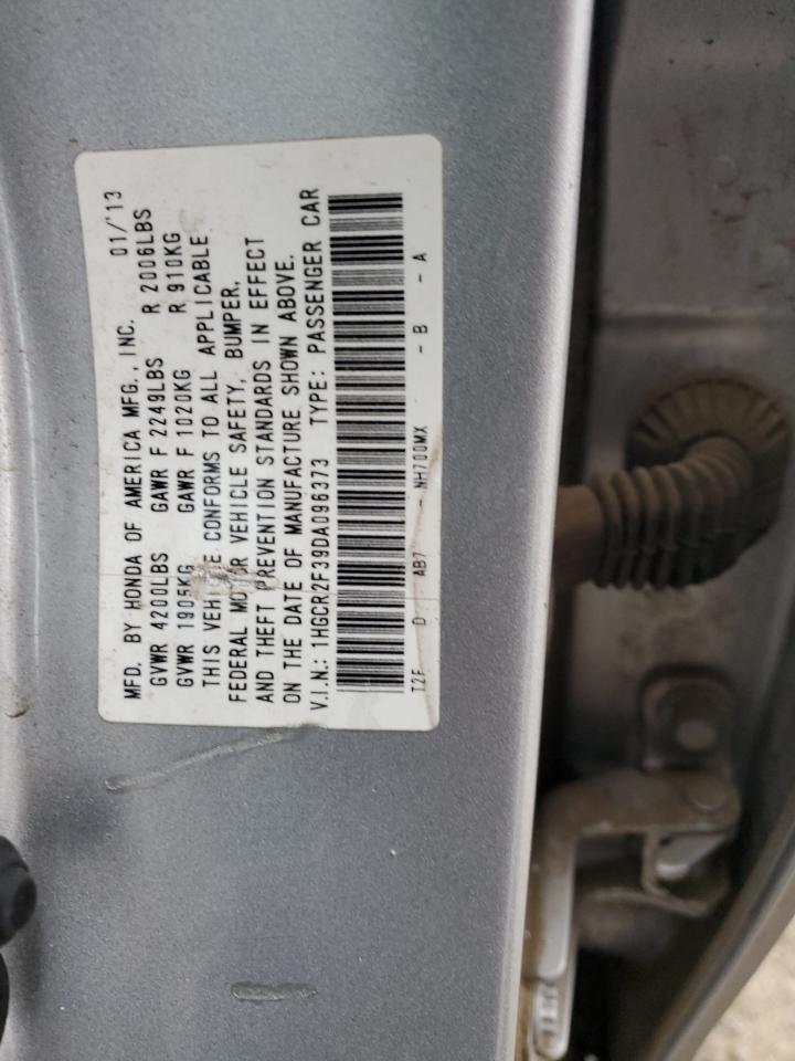 VIN 1HGCR2F39DA096373 2013 HONDA ACCORD no.12