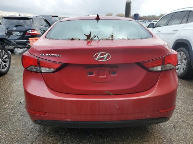  HYUNDAI ELANTRA 2015 Red