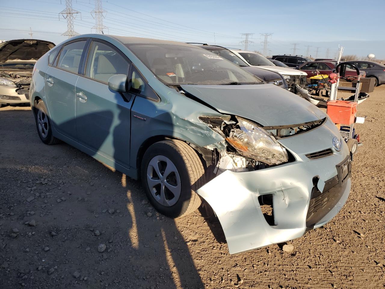 VIN JTDKN3DU5E1828927 2014 TOYOTA PRIUS no.4