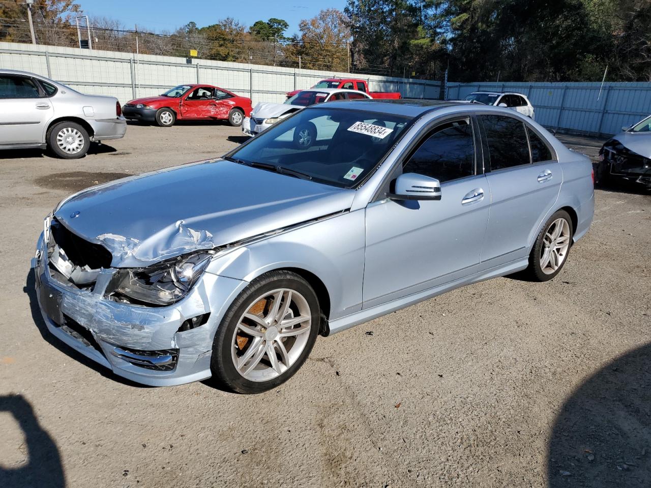 VIN WDDGF4HB5DA763065 2013 MERCEDES-BENZ C-CLASS no.1