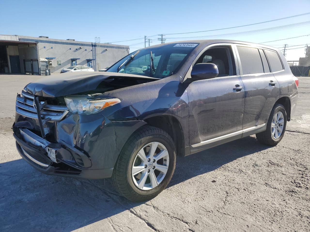 VIN 5TDZA3EH6DS043104 2013 TOYOTA HIGHLANDER no.1