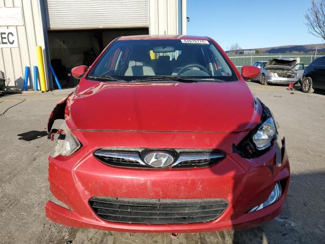  HYUNDAI ACCENT 2012 Red