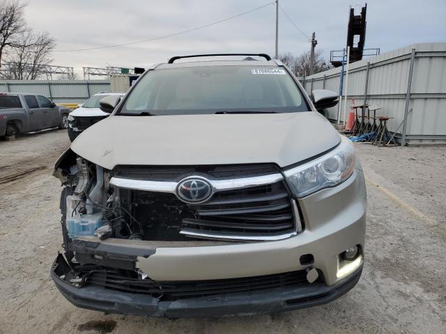  TOYOTA HIGHLANDER 2016 Колір засмаги