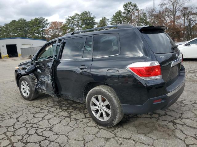  TOYOTA HIGHLANDER 2012 Чорний