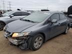 2013 Honda Civic Lx de vânzare în Elgin, IL - Front End