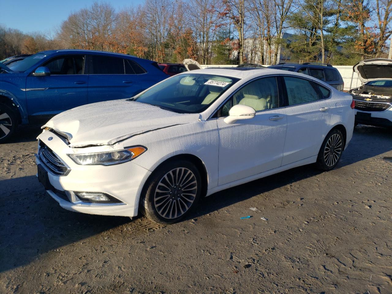 2018 Ford Fusion Titanium/Platinum na sprzedaż w North Billerica, MA - Front End