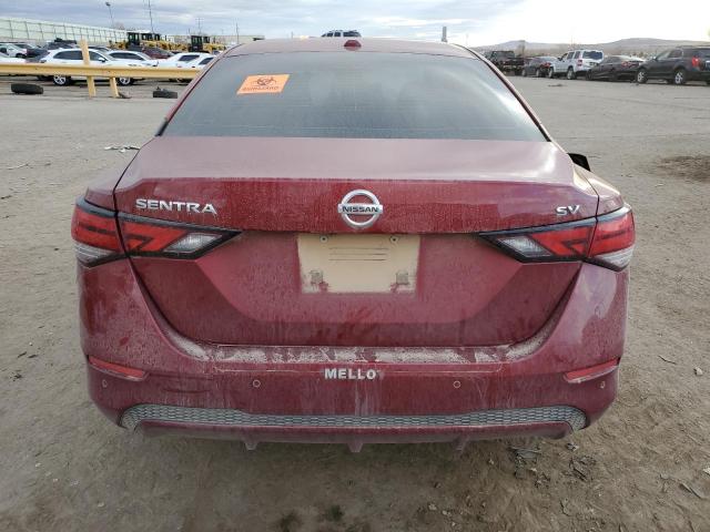  NISSAN SENTRA 2022 Czerwony