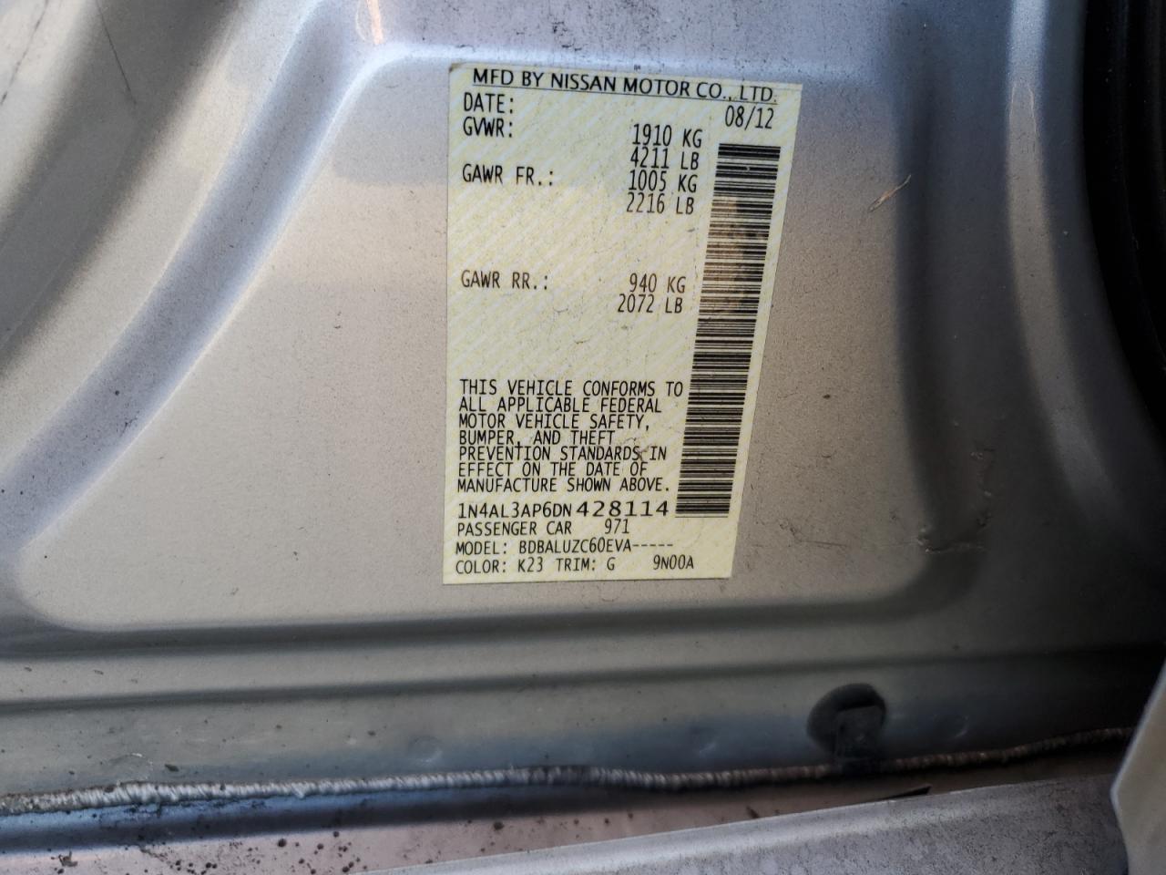 2013 Nissan Altima - Image 12