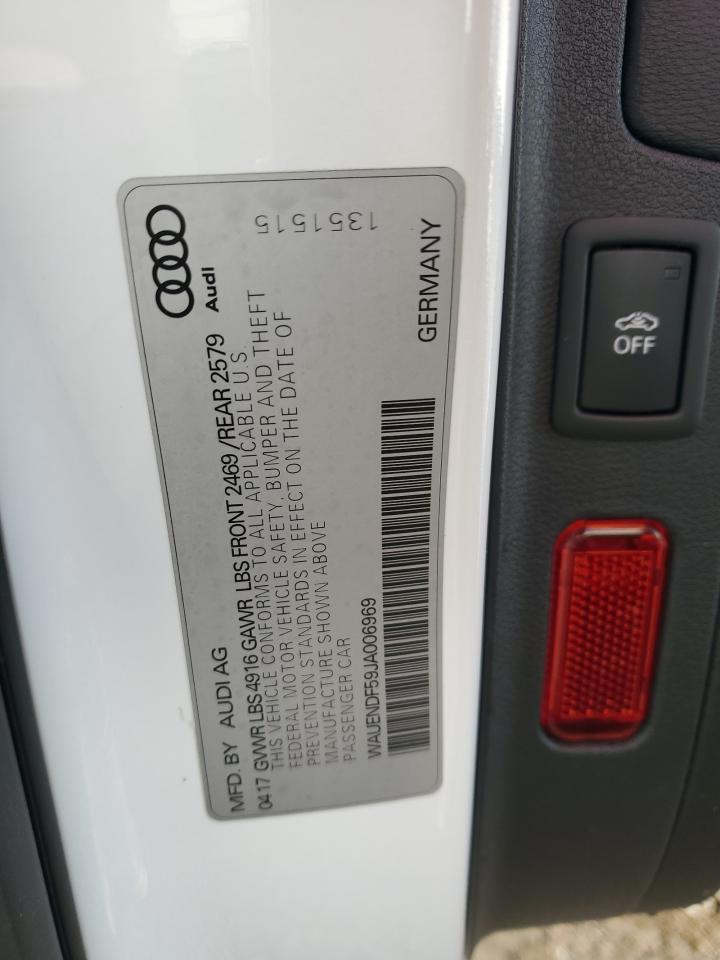 VIN WAUENDF59JA006969 2018 AUDI A5 no.12