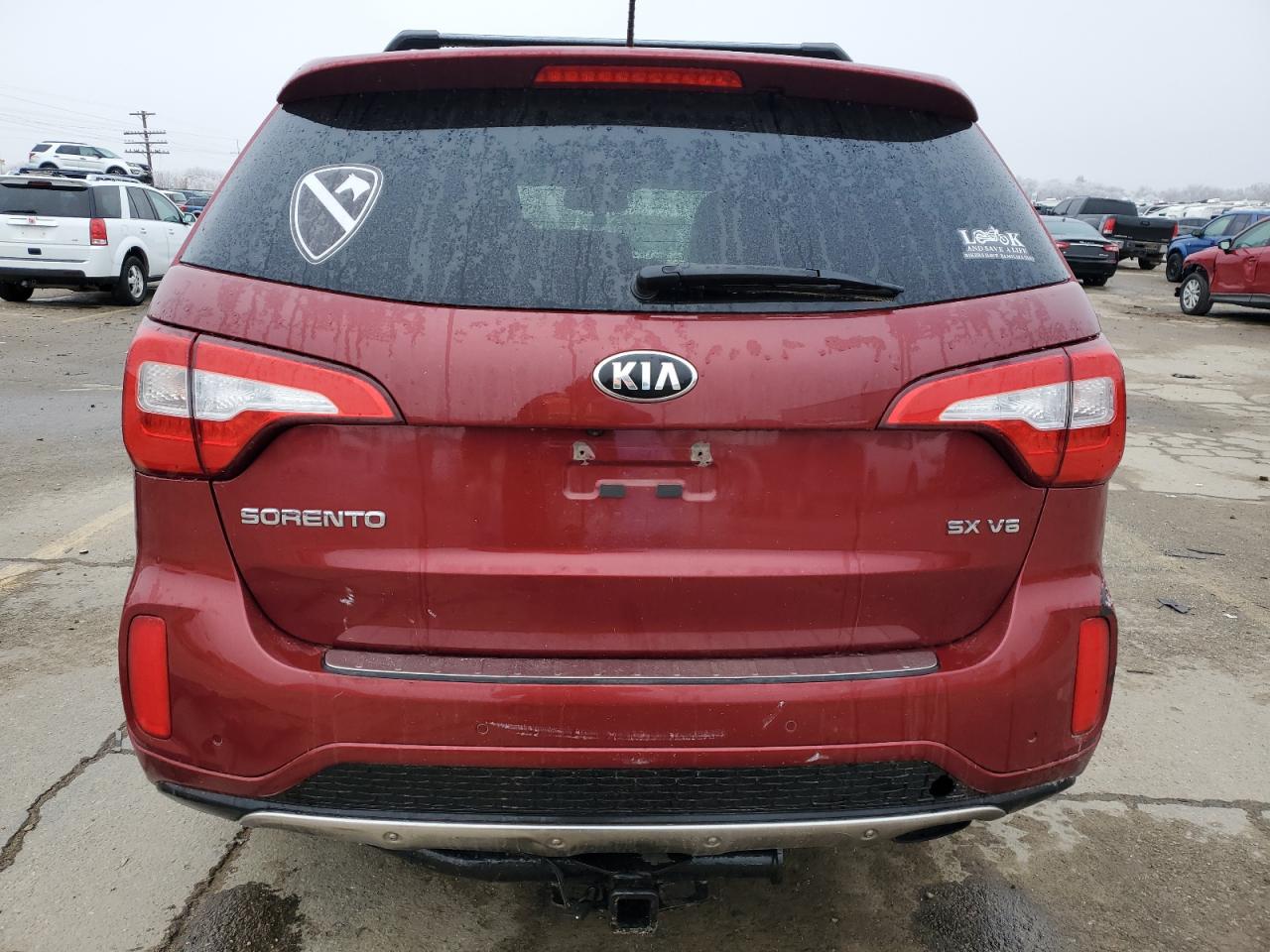 VIN 5XYKW4A74FG613512 2015 KIA SORENTO no.6