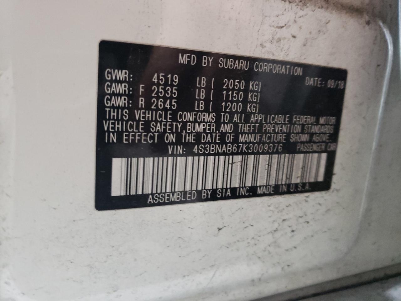 2019 Subaru Legacy - Image 12