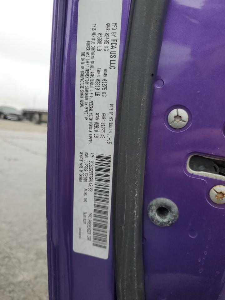 2016 Dodge Challenger R/T VIN: 2C3CDZBT7GH143163 Lot: 81975574