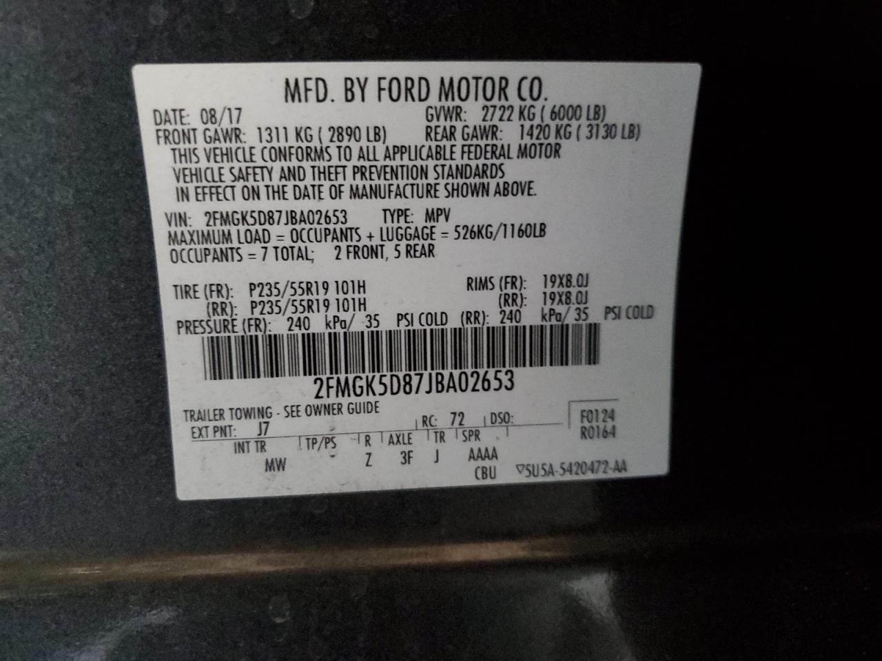 2018 Ford Flex - Image 13