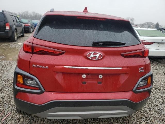  HYUNDAI KONA 2019 Czerwony