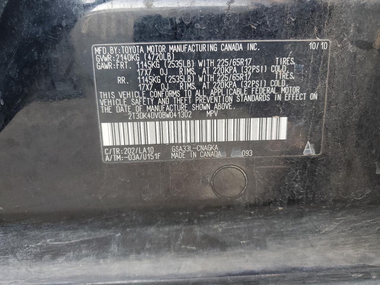 2011 Toyota RAV 4 - Image 12