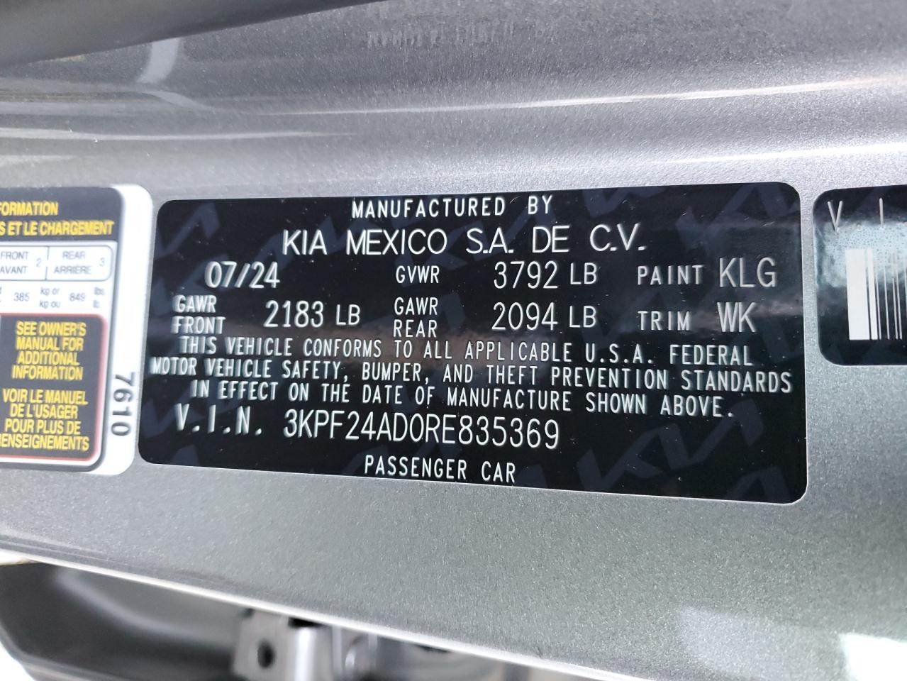 2024 Kia Forte - Image 14