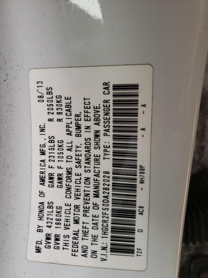 VIN 1HGCR2F50DA282028 2013 HONDA ACCORD no.12