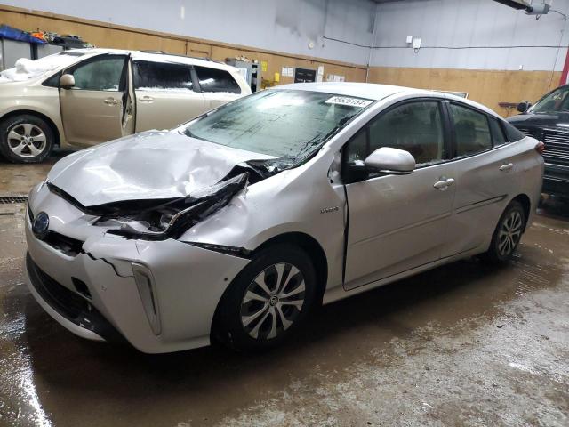  TOYOTA PRIUS 2021 Серебристый