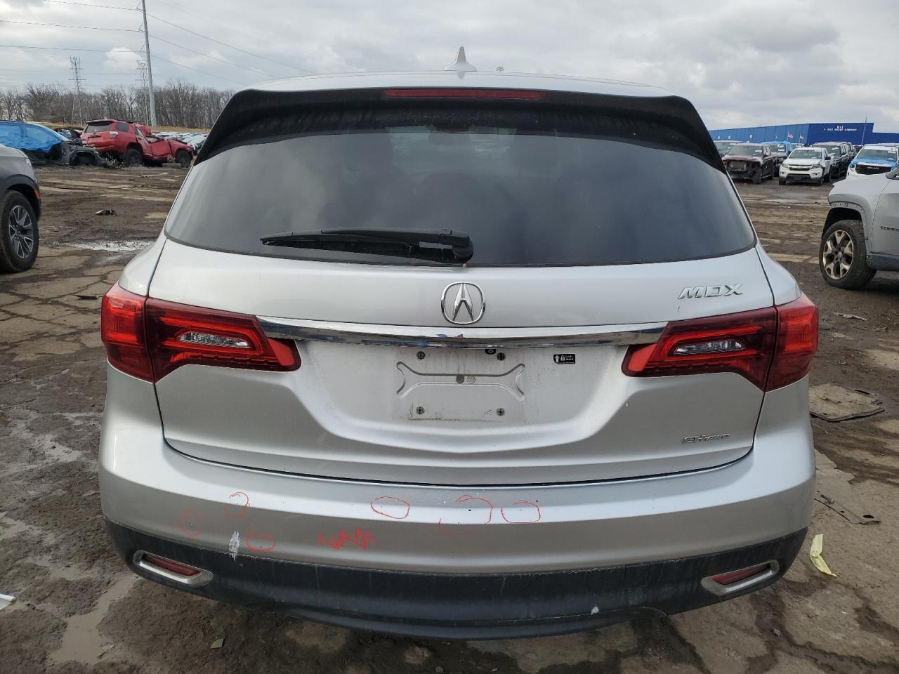 2014 Acura Mdx VIN: 5FRYD4H26EB024198 Lot: 84063834
