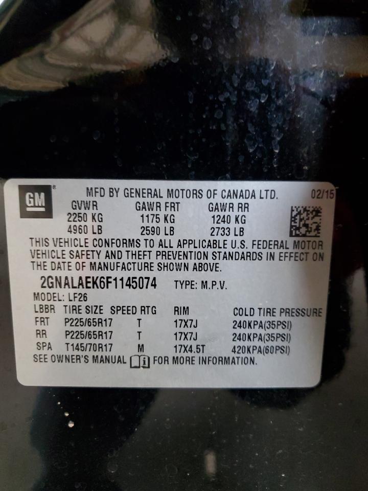 VIN 2GNALAEK6F1145074 2015 CHEVROLET EQUINOX no.12