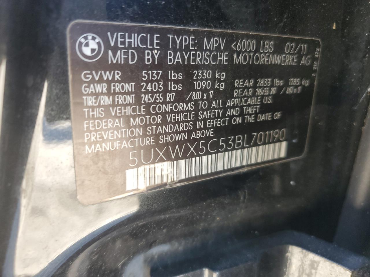 2011 BMW X3 - Image 13