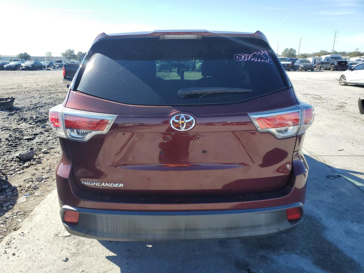 VIN 5TDZKRFHXGS171266 2016 TOYOTA HIGHLANDER no.6