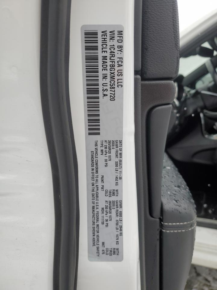 1C4RJFBGXMC587720 2021 JEEP GRAND CHEROKEE - Image 13